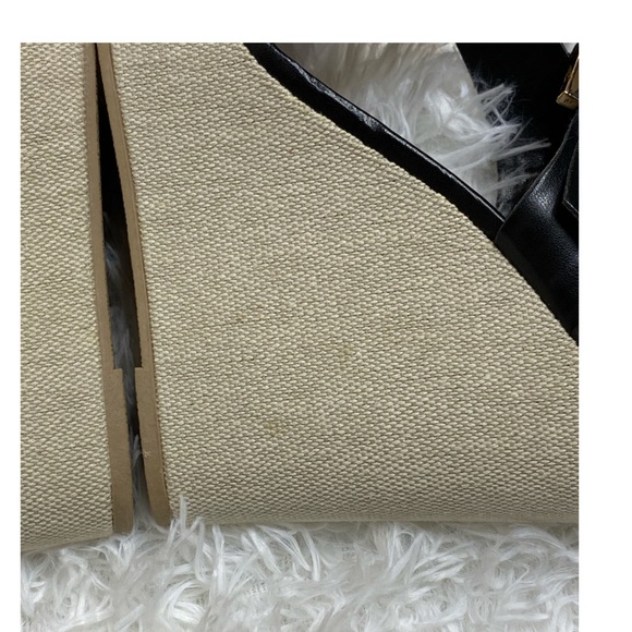 Steve Madden black Emori sandal wedges size 8.5 - Picture 5 of 12